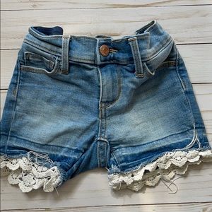 Little girls Jean shorts